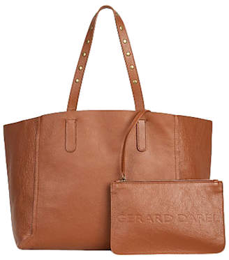 Gerard Darel Leather Tote Bag, Camel