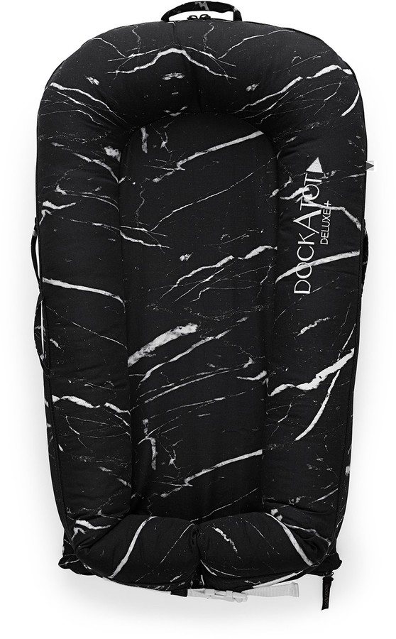DockATot Deluxe+ Dock Baby Lounger - Black Marble