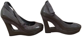 Thumbnail for your product : American Retro Grey Leather Heels