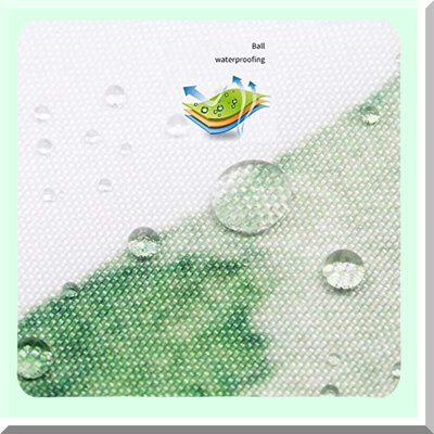 Latitude Run Divine Earth Shower Curtain Set - Blue Earth Design Decorative Polyester Fabric with 12 Hooks