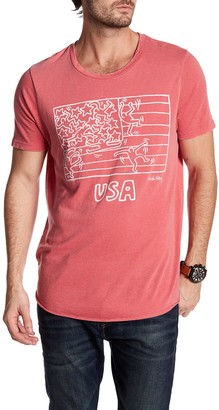 Junk Food Clothing Keith Haring USA Flag Tee