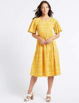 Thumbnail for your product : Marks and Spencer Pure Cotton Printed Skater Midi Dress