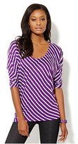 Thumbnail for your product : New York and Company 34.95 Bias Stripe Sexy Sc