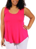 Thumbnail for your product : 24/7 Comfort Apparel Women's Plus-Size Racer back Tunic