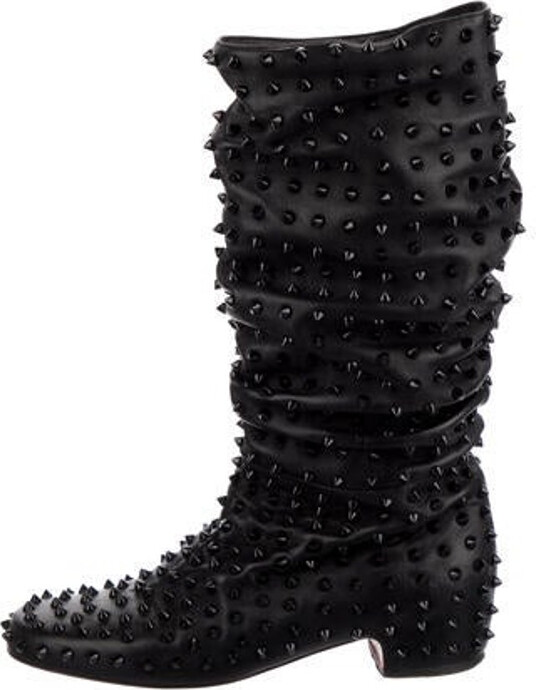 louboutin combat boots