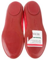 Thumbnail for your product : Ferragamo Girls' Audrey Suede Flats w/ Tags
