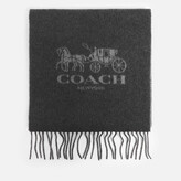 Thumbnail for your product : Coach Horse And Carriage Reversible Cashmere Muffler Scarf