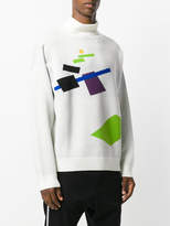Thumbnail for your product : Gosha Rubchinskiy geometric turtleneck sweater
