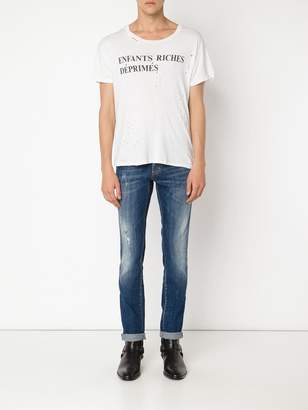 Enfants Riches Deprimes distressed logo print T-shirt