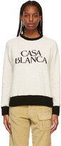 Thumbnail for your product : Casablanca Off-White Terry Block Sweatshirt