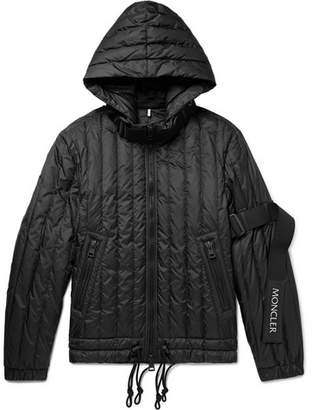 Moncler C - Quilted Shell Hooded Down Jacket - Black