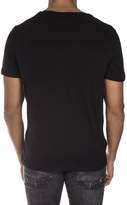 Thumbnail for your product : Frankie Morello Black Cotton T-shirt With Contrasting Print
