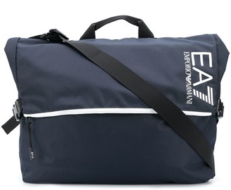 EA7 Emporio Armani Logo-Print Messenger Bag