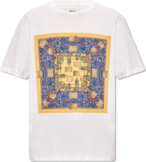Bally Graphic Printed Crewneck T-Shirt