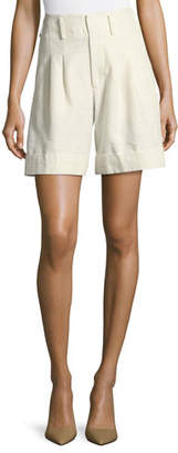 Co High-Waist Cuffed Shorts
