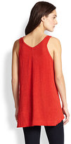 Thumbnail for your product : Wilt Linen Jersey Draped-Back Tank