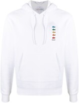 Thumbnail for your product : Lacoste x Polaroid logo-patches hoodie