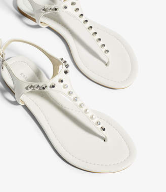 Karen Millen Studded Flat Sandals