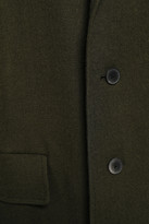Thumbnail for your product : Haider Ackermann Satin-trimmed Wool Coat