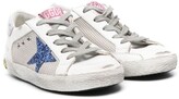 Thumbnail for your product : Golden Goose Kids Star-Patch Lace-Up Trainers