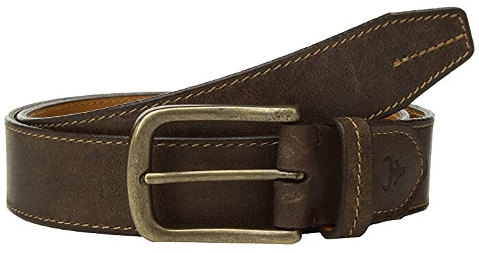 trask finley leather belt
