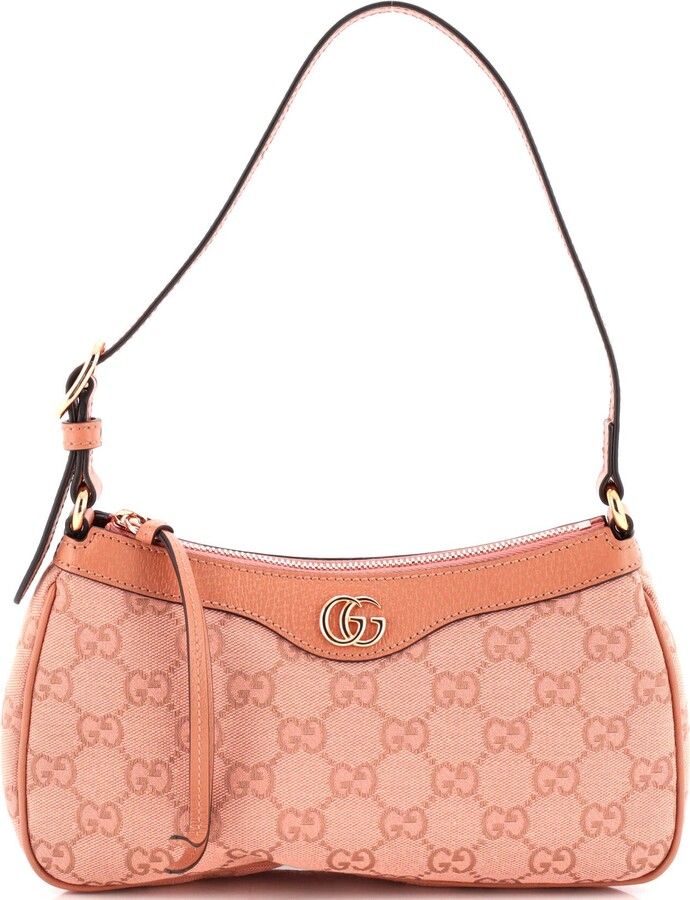 Gucci Ophidia Zip Pochette Shoulder Bag GG Canvas Small