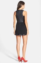 Thumbnail for your product : MODISTE DRESSES 'Lorena' Faux Leather Trim Body-Con Dress (Juniors)