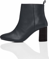 Thumbnail for your product : Find. High Leather Ankle Boots Blue Navy) 6 UK
