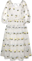 Thumbnail for your product : Cecilie Bahnsen x Browns 50 Regitze floral-print sheer midi dress