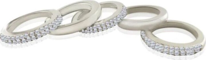 ZAXIE by Stefanie Taylor More is More Ring Set