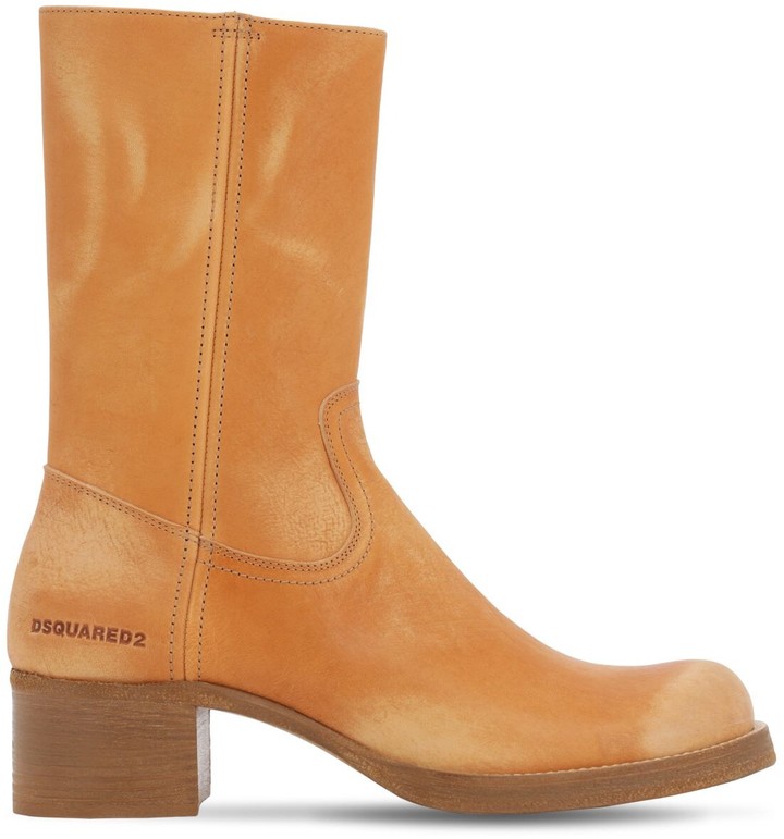 vintage leather work boots