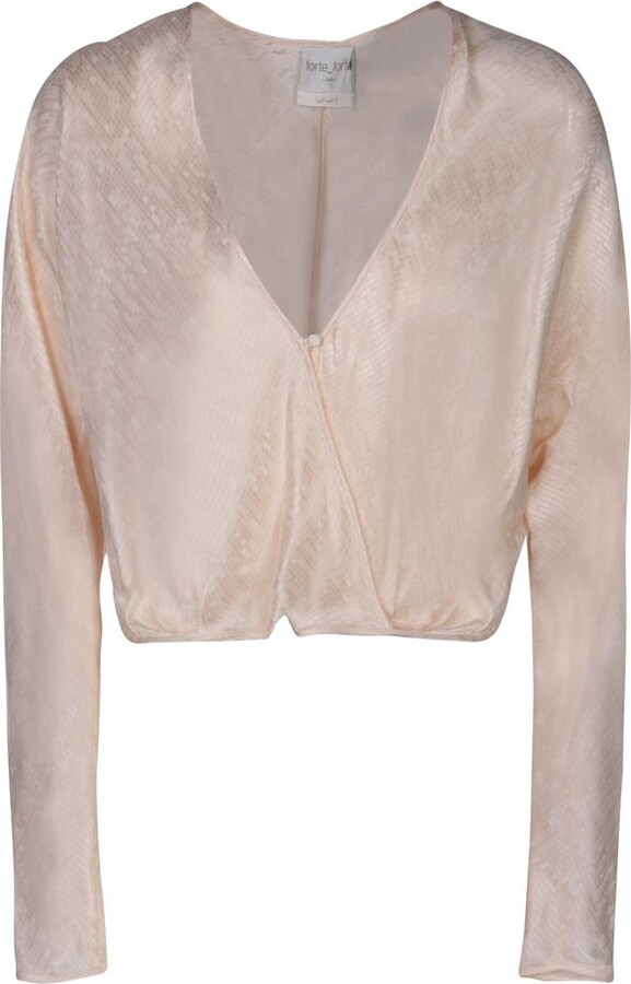 Forte Forte Crisscross V-Neck Top