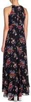 Thumbnail for your product : Sangria Floral Halter Maxi Dress