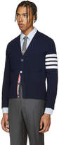 Thumbnail for your product : Thom Browne Navy Cashmere Cardigan