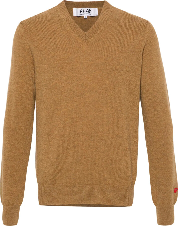 Comme des Garçons PLAY Heart-Patch Wool Jumper