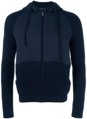 Z Zegna 2264 panelled zipped hoodie