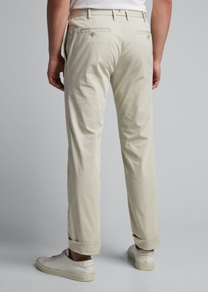 Isaia Men's Comfort Mid-Rise Pants