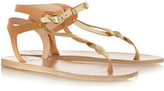 Thumbnail for your product : Ancient Greek Sandals Ismene Metallic Leather Sandals - Neutral