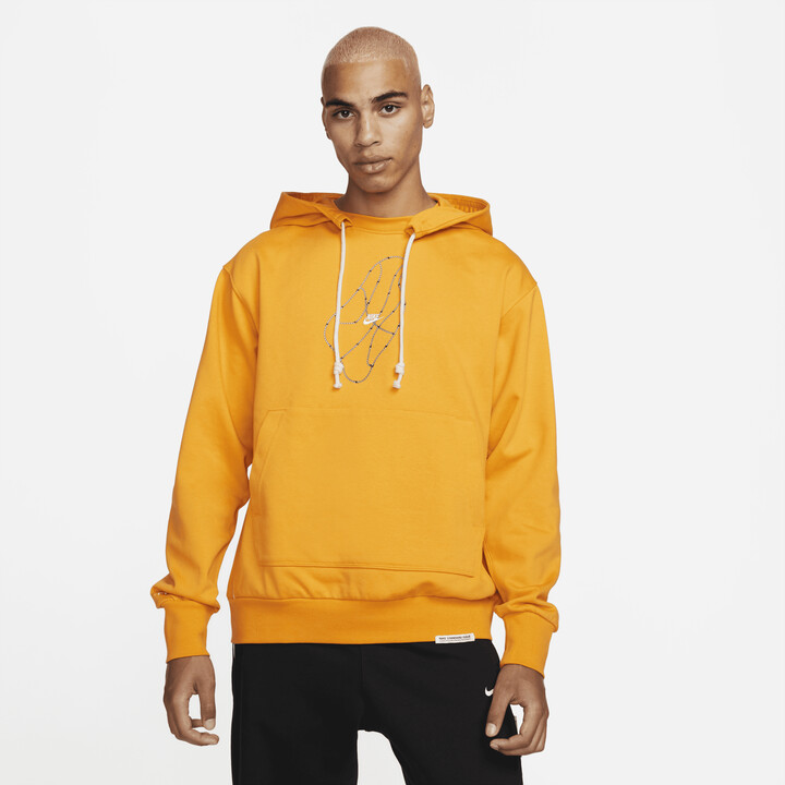 Nike Men's Dri-FIT Standard Issue Pullover Hoodie in Orange - ShopStyle