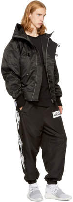Ueg Black Hooded Flyers Jacket