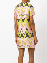 Thumbnail for your product : Emilio Pucci jacquard triangle print shift dress