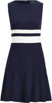 Ralph Lauren Striped Fit-and-Flare Dr 