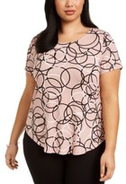 Thumbnail for your product : Alfani Plus Size Printed T-Shirt, Created for Macy's