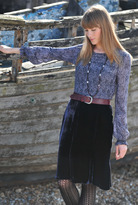 Thumbnail for your product : Brora Velvet Fishtail Skirt