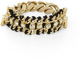 Thumbnail for your product : BCBGMAXAZRIA Woven-Chain Bracelet