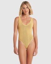 Thumbnail for your product : Bond-Eye Australia Women's Gold Swimwear - Mara One Piece - Size One Size at The Iconic