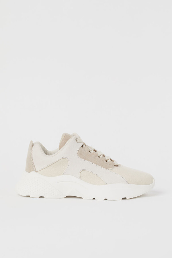 h&m white sneakers womens