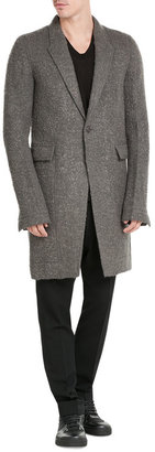 Rick Owens Coat with Virgin Wool and Mohair