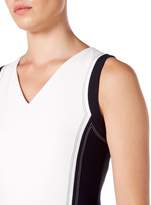 Thumbnail for your product : HUGO BOSS Sleeveless dress with visible stitching detail