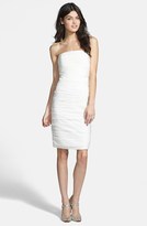Thumbnail for your product : Monique Lhuillier ML Bridesmaids Ruched Strapless Cationic Chiffon Dress (Nordstrom Exclusive)